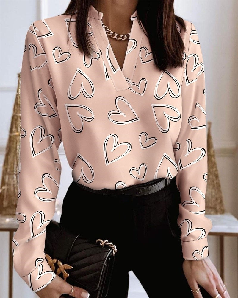 Talia - Blouse - Impression d'amour