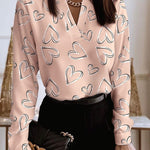 Talia - Blouse - Impression d'amour