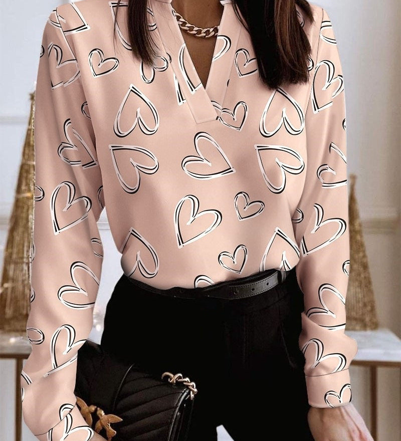 Talia - Blouse - Impression d'amour