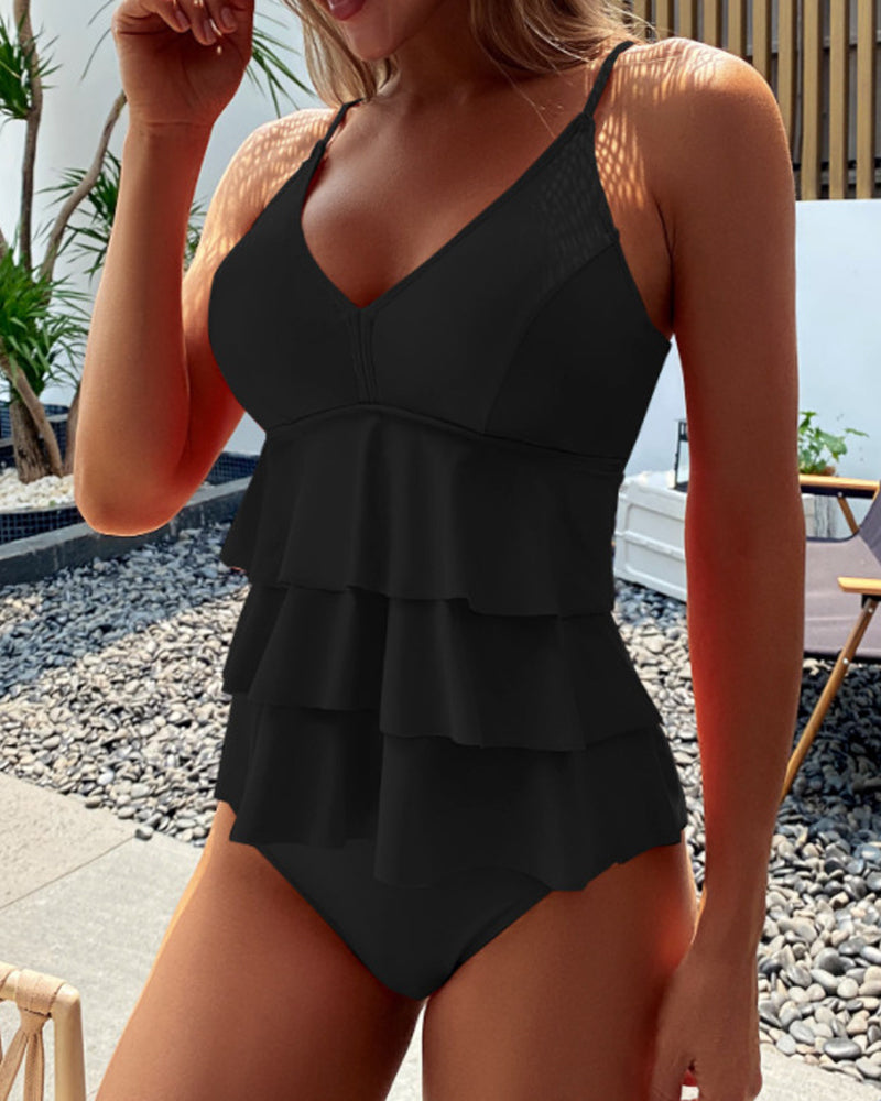 Triana - Maillot de bain élégant à volants stylisés