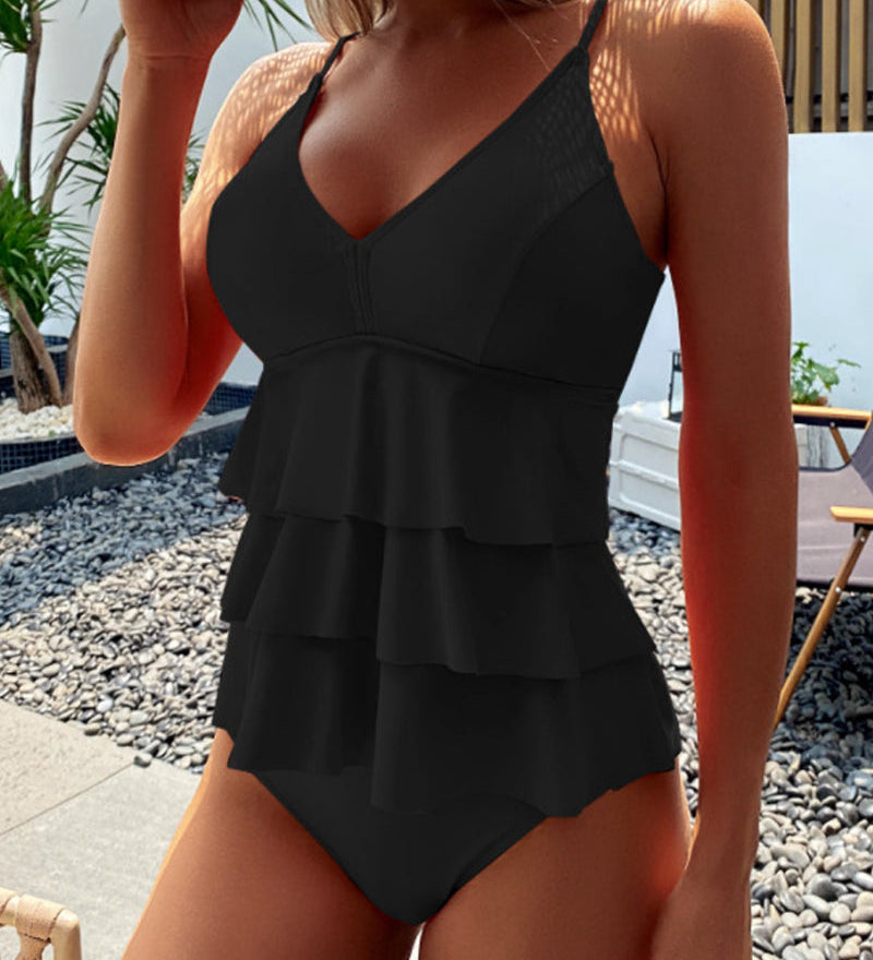 Triana - Maillot de bain élégant à volants stylisés