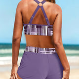 Vega - Bikini Taille Haute Côtelé — vue 5