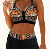 Vega - Bikini Taille Haute Côtelé — vue 8