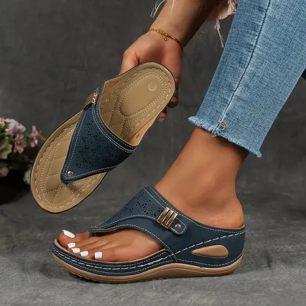 Veronica - Mules Entre-Doigts à Boucle