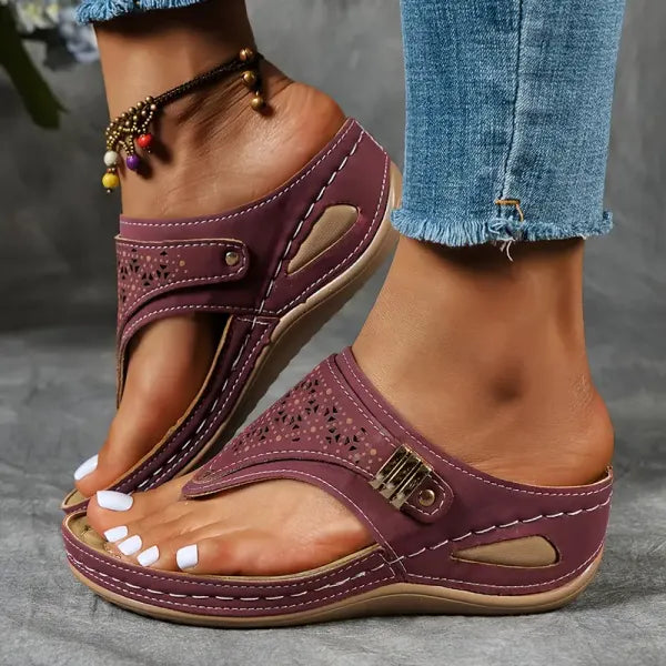 Veronica - Mules Entre-Doigts à Boucle