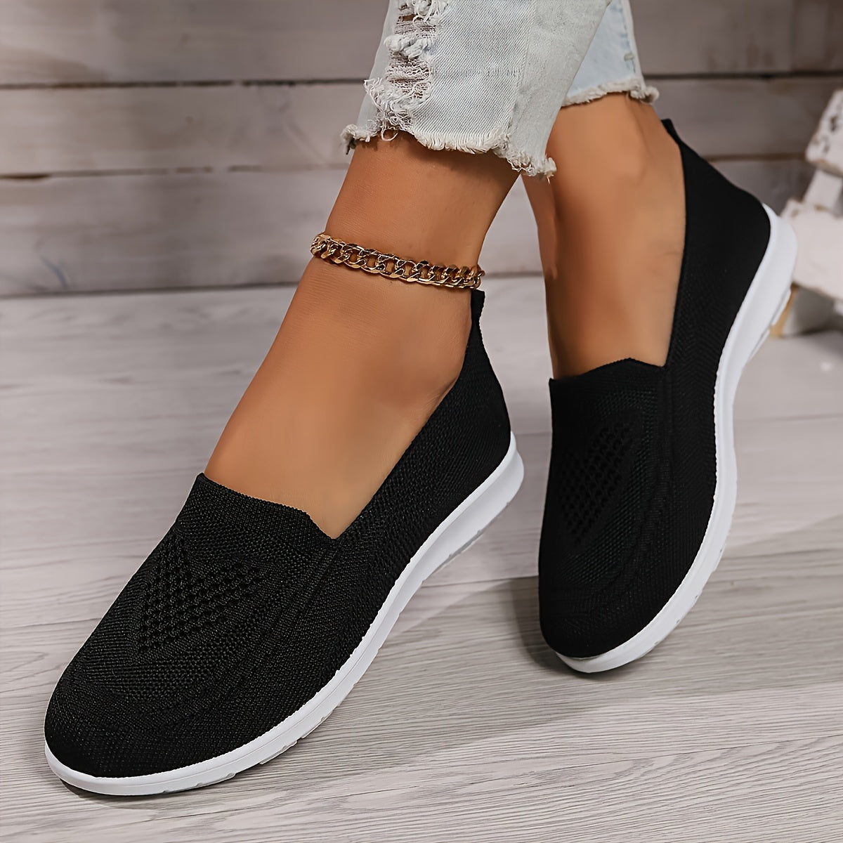 Vivelle - Chaussures Slip-On à Encolure en V — vue 8