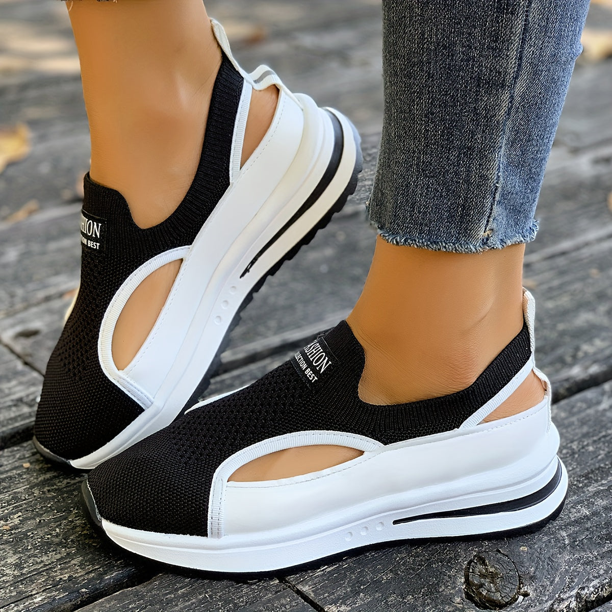 Zenvia - Baskets Slip-On à Découpes Latérales